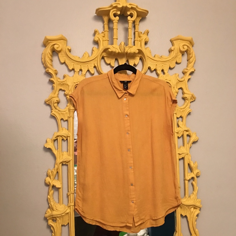 Mustard Yellow Button-down Shirt